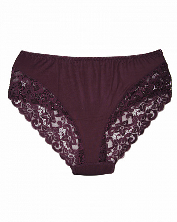 Женские кружевные трусы слипы (большие размеры) ALINA 