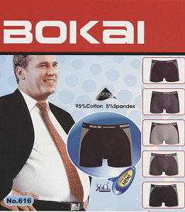 Мужские трусы боксеры  (большие размеры) BOKAI