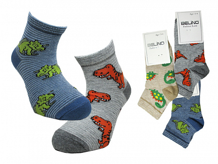 Носки для мальчика с рисунком BELINO